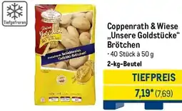 METRO Coppenrath & Wiese ,,Unsere Goldstücke" Brötchen Angebot