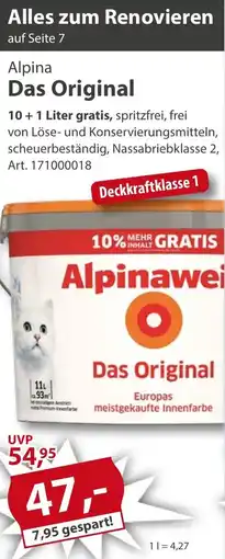 Sonderpreis Baumarkt Alpina Das Original Angebot