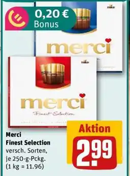 REWE Merci Finest Selection Angebot