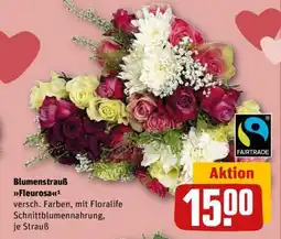 REWE Blumenstrauß Fleurosa Angebot