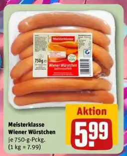 REWE Meisterklasse Wiener Würstchen Angebot