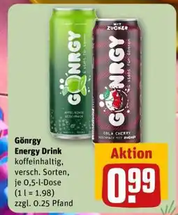 REWE Gönrgy Energy Drink Angebot