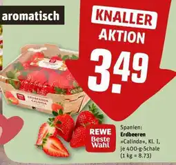 REWE Erdbeeren Calinda Angebot