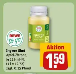 REWE Ingwer Shot Angebot