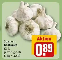 REWE Knoblauch Angebot