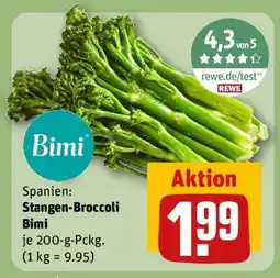 REWE Stangen-Broccoli Bimi Angebot