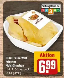 REWE REWE Feine Welt Frisches Maishähnchen Angebot