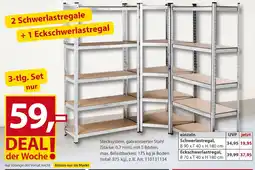 Sonderpreis Baumarkt 2 Schwerlastregale +1 Eckschwerlastregal Angebot