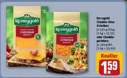 REWE Kerrygold Cheddar Käse Scheiben Angebot