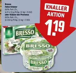 REWE BRESSO Feine Kräuter oder Kräuter der Provence Angebot