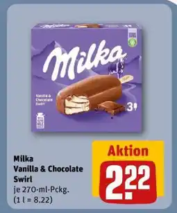 REWE Milka Vanilla & Chocolate Swirl Angebot