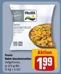 REWE Frosta Rahm Geschnetzeltes Angebot