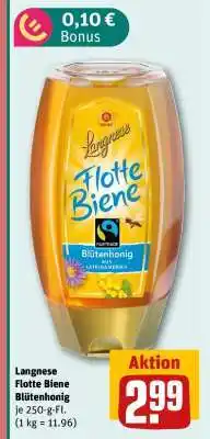 REWE Langnese Flotte Biene Blütenhonig Angebot