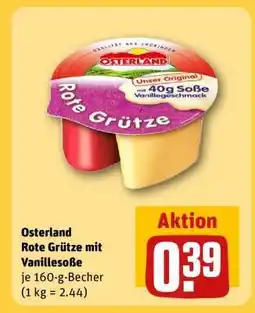 REWE Osterland Rote Grütze mit Vanillesoße Angebot