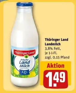 REWE Thüringer Land Landmilch Angebot
