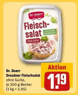 REWE Dr. Doerr Dresdner Fleischsalat Angebot