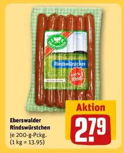 REWE Eberswalder Rindswürstchen Angebot