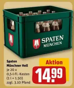REWE Spaten Münchner Hell Angebot