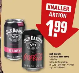 REWE Jack Daniel's Cola-Cola oder Berry Angebot