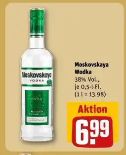 REWE Moskovskaya Wodka Angebot