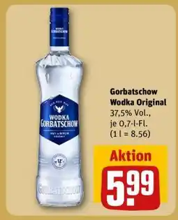 REWE Gorbatschow Wodka Original Angebot