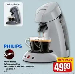 REWE Philips Senseo Kaffeepadmaschine HD7806/50 oder HD7806/10 Angebot