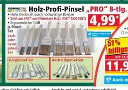 Norma Holz-Profi-Pinsel „PRO“ 8-tlg Angebot