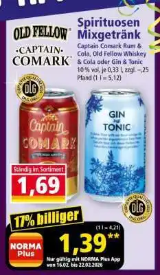 Norma Spirituosen-Mixgetränk Angebot