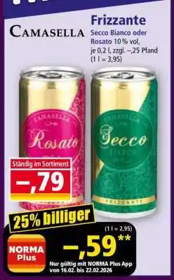 Norma Camasella Frizzante Angebot