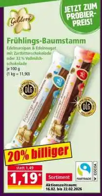 Norma Frühlings-Baumstamm Angebot