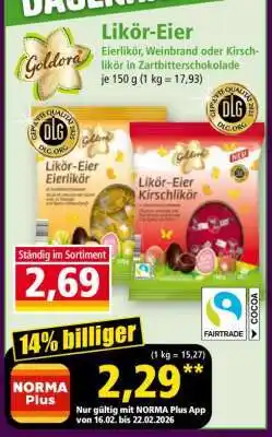 Norma Likör-Eier Angebot