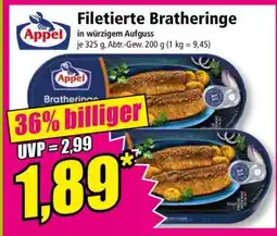 Norma Filetierte Bratheringe Angebot