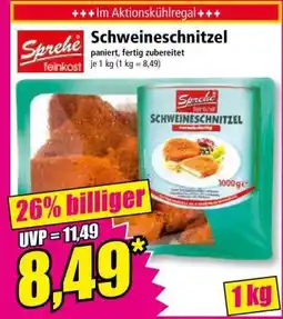 Norma Schweineschnitzel Angebot