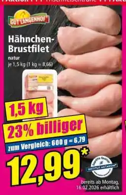 Norma Hähnchen-Brustfilet natur Angebot