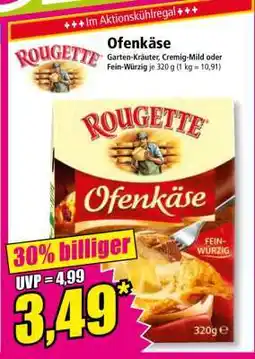 Norma Ofenkäse Angebot