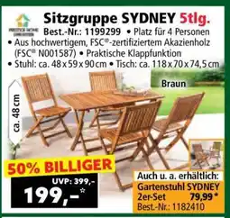 Norma Sitzgruppe SYDNEY 5tlg Angebot