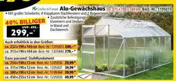 Norma Alu-Gewächshaus Angebot