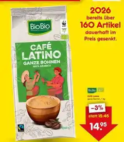 Netto Marken-Discount Café Latino ganze Bohnen, 1 kg Angebot