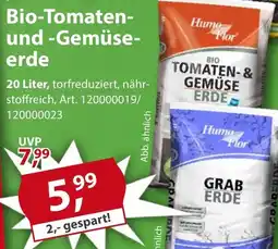 Sonderpreis Baumarkt Bio-Tomaten und Gemüseerde Angebot