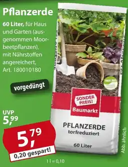 Sonderpreis Baumarkt Pflanzerde Angebot
