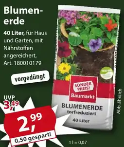 Sonderpreis Baumarkt Blumenerde Angebot