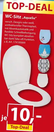 Sonderpreis Baumarkt WC-Sitz ,,AquaSu" Angebot