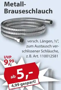 Sonderpreis Baumarkt Metall Brauseschlauch Angebot