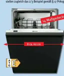Trends Möbel Bauknecht Geschirrspüler B2IHKD526A Angebot