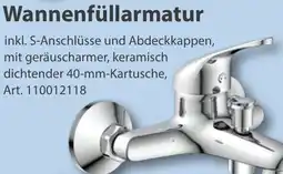 Sonderpreis Baumarkt Wannenfüllarmatur Angebot
