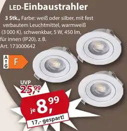 Sonderpreis Baumarkt LED-Einbaustrahler Angebot