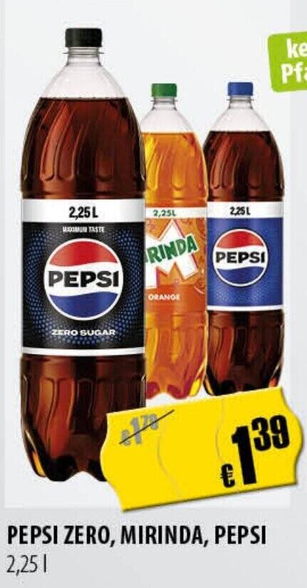 PEPSI ZERO, MIRINDA, PE…