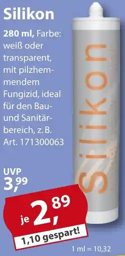 Sonderpreis Baumarkt Silikon Angebot