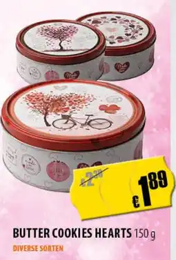 FreeOneShop BUTTER COOKIES HEARTS Angebot