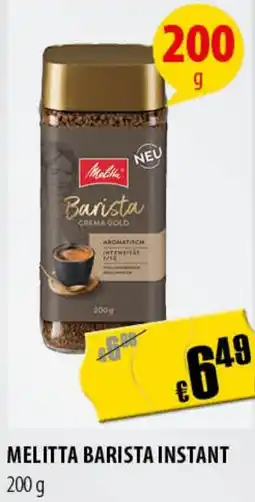 FreeOneShop MELITTA BARISTA INSTANT Angebot